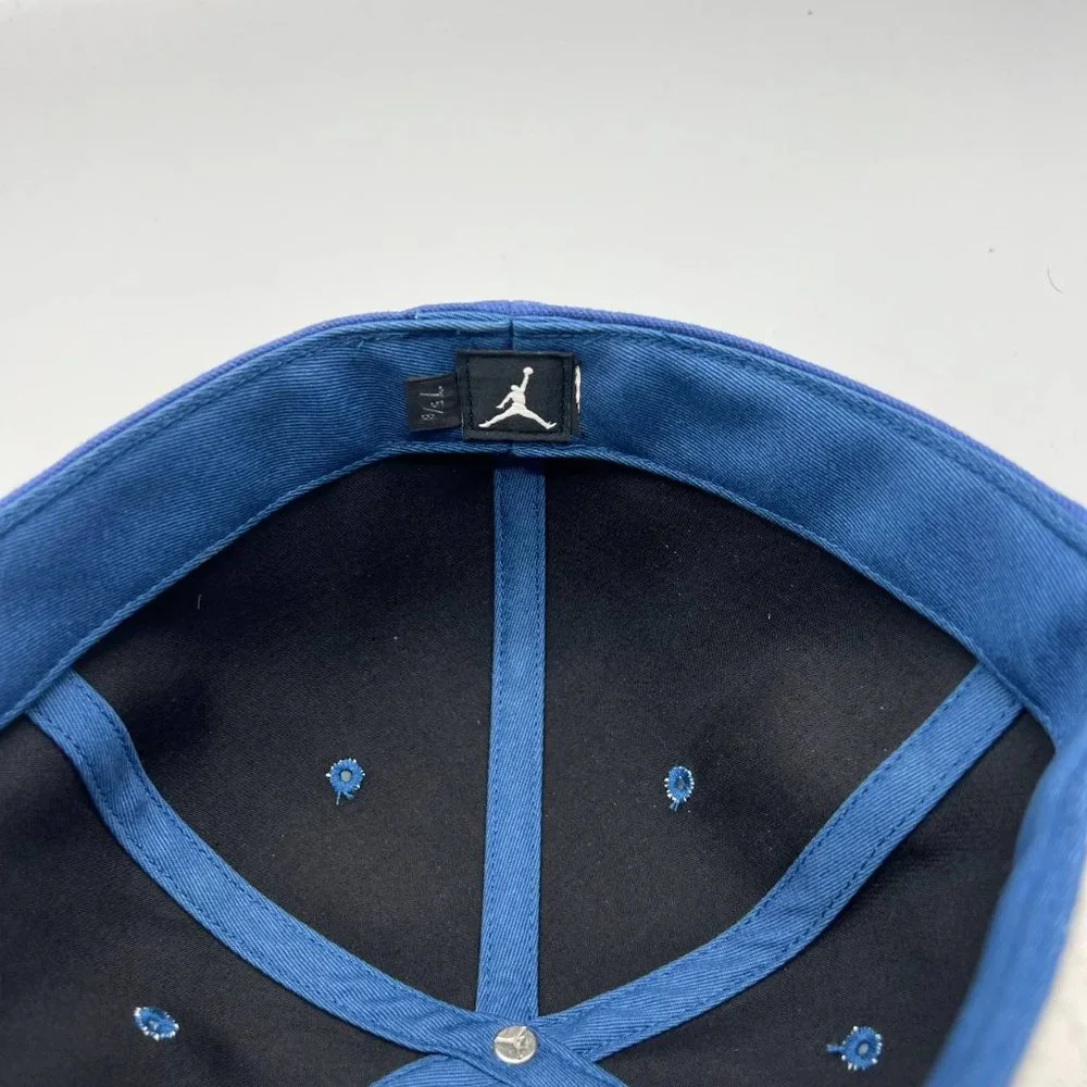 Air‎ Jordan Hat Men 7 5/8 Blue Gray Jumpman Fitted Cap